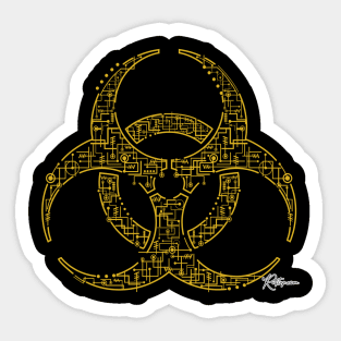 Technology Untamed: Biohazard Bypass Hack Sticker